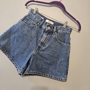 Mango Blue Jean Shorts for Women